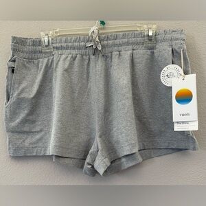 Vuori - Halo Performance Short - Pale Grey Heather